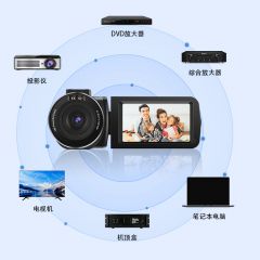 2k高清数码摄像机随身拍摄记录仪dv摄像机